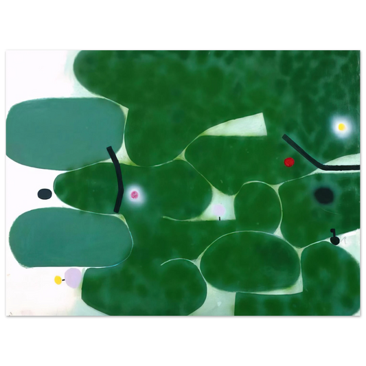 Victor Pasmore - The Green Earth - 1980 Fine Art Poster - Default Title