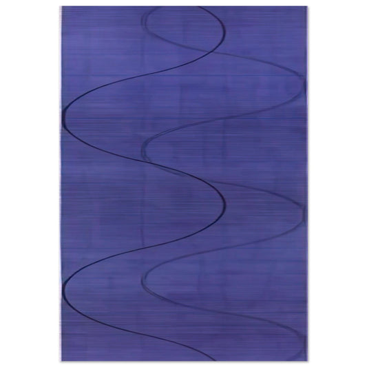 COLUMN PAINTING 9 2003 - Robert Mangold Brushed Aluminum Print - 70x100 cm / 28x40 inches | Robert Mangold Aluminum Print | Robert Mangold Prints