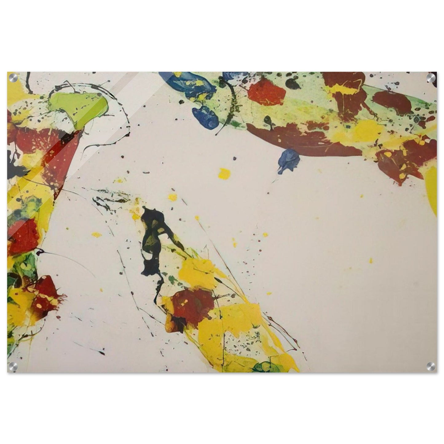 Coral Trails - Sam Francis Acrylic Print - 70x100 cm / 28x40″ inches | Sam Francis Wall Art | Sam Francis Prints