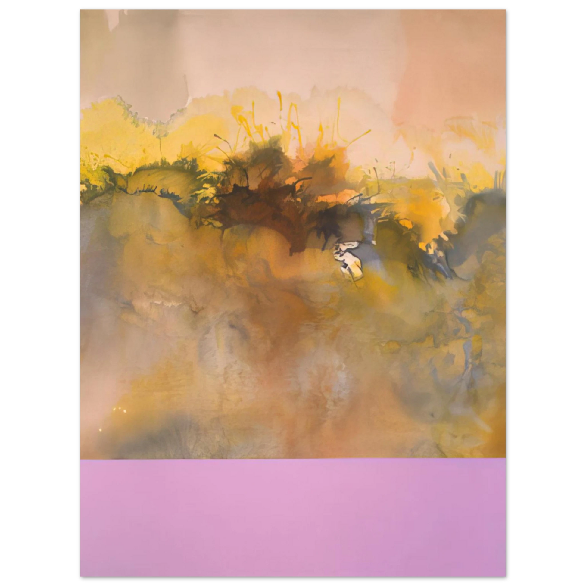 Ronnie Landfield - Isidiris - 1969 Fine Art Poster - Default Title