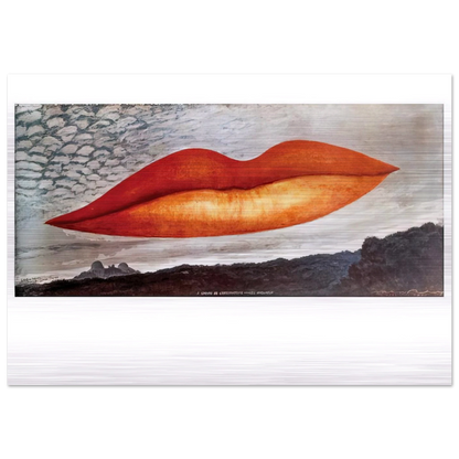 OBSERVATORY TIME THE LOVERS - Man Ray Brushed Aluminum Print - 70x100 cm / 28x40 inches | Man Ray Aluminum Print | Man Ray Prints