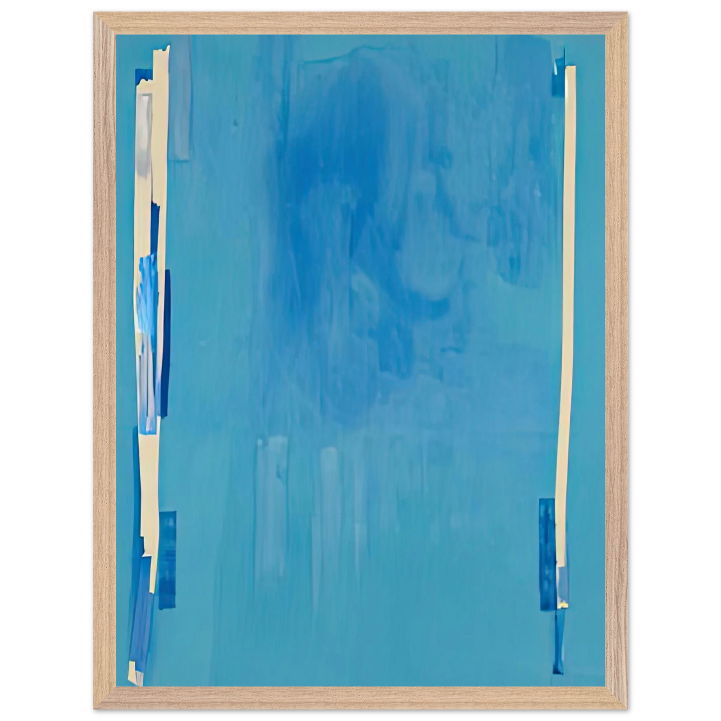 Helen Frankenthaler - Blue Bellows, 1976- Wall Art - 28x40 inches / 70x70 cm - Canvas (Imperial) - -