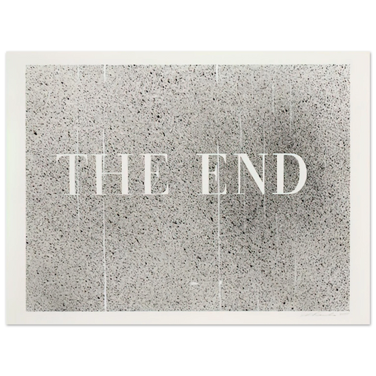 Edward Ruscha - THE END 60 2005 Fine Art Poster - Default Title