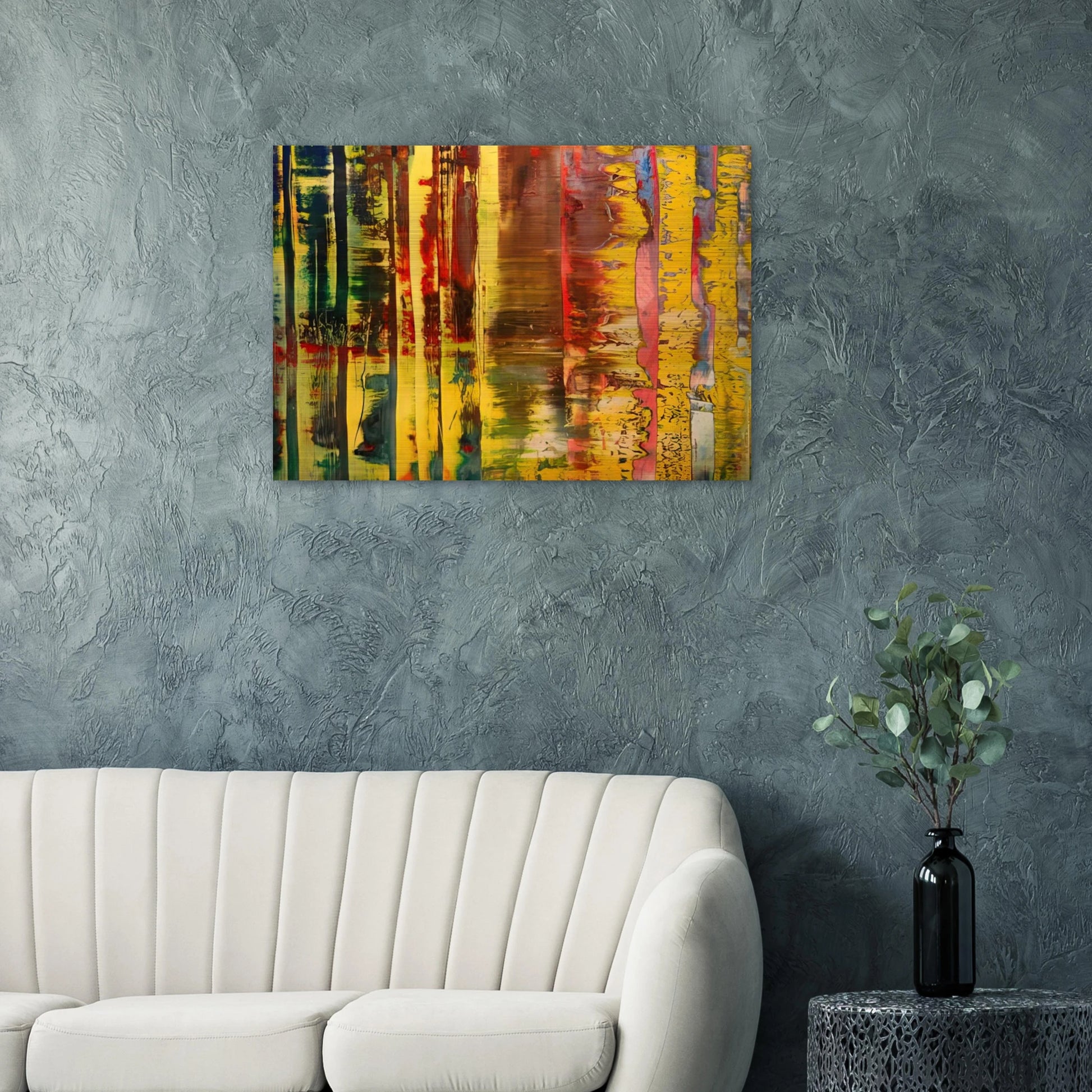 ABSTRACT PAINTING 780 1 1 - Gerhard Richter Brushed Aluminum Print - 70x100 cm / 28x40 inches | Gerhard Richter Aluminum Print | Gerhard Richter Prints