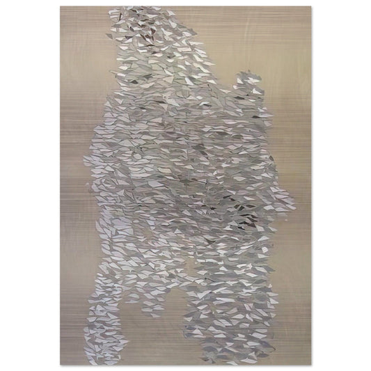 Impact - 1971 - Robert Goodnough Brushed Aluminum Print - 70x100 cm / 28x40 inches | Robert Goodnough Aluminum Print | Robert Goodnough Prints