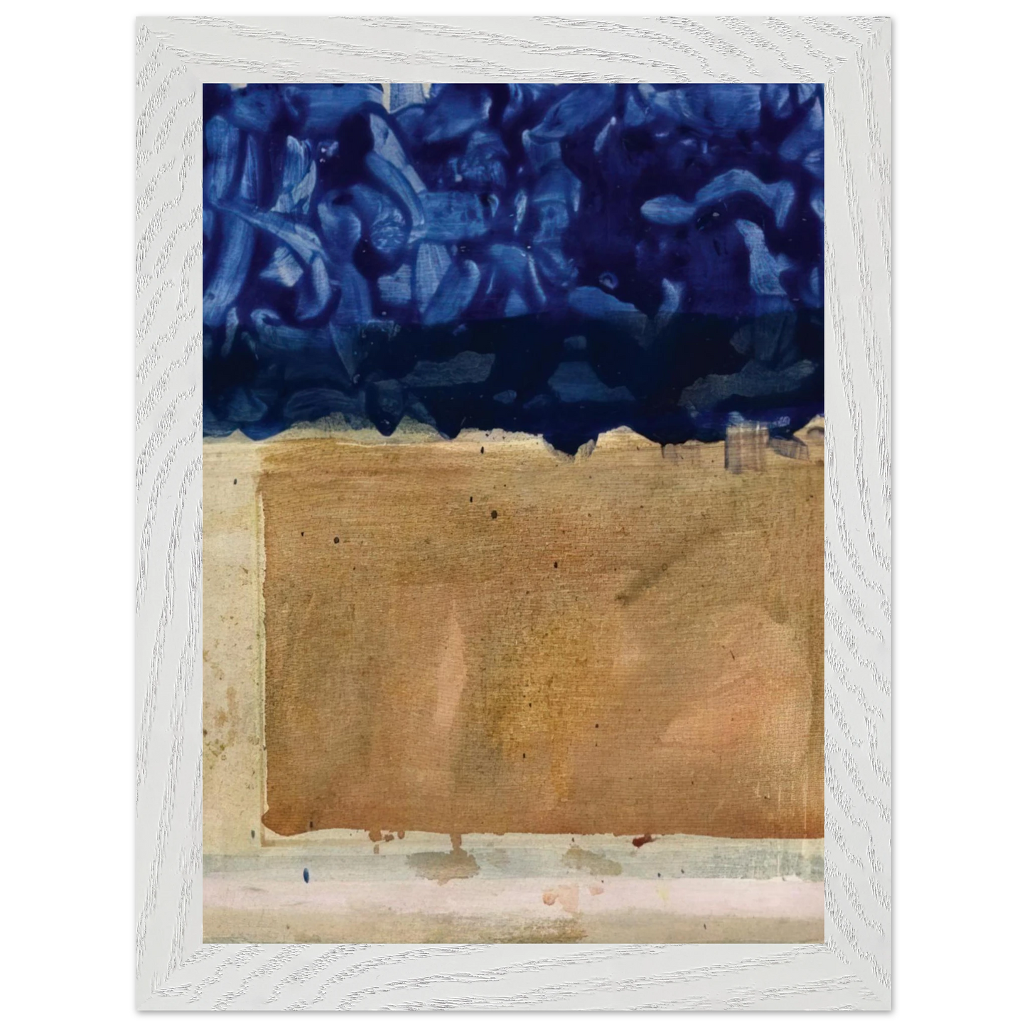 Helen Frankenthaler - Shoreline - 1952 Wall art - A2 (42 x 59.4  cm) - Premium Wooden Framed Poster With Fine Art Paper - Black frame