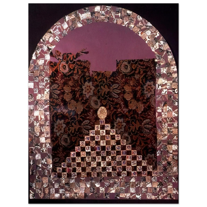 Miriam Schapiro - Shrine for the Egg - PD Pattern and Decoration  75x100 cm / 30x40inches Fine Art Poster