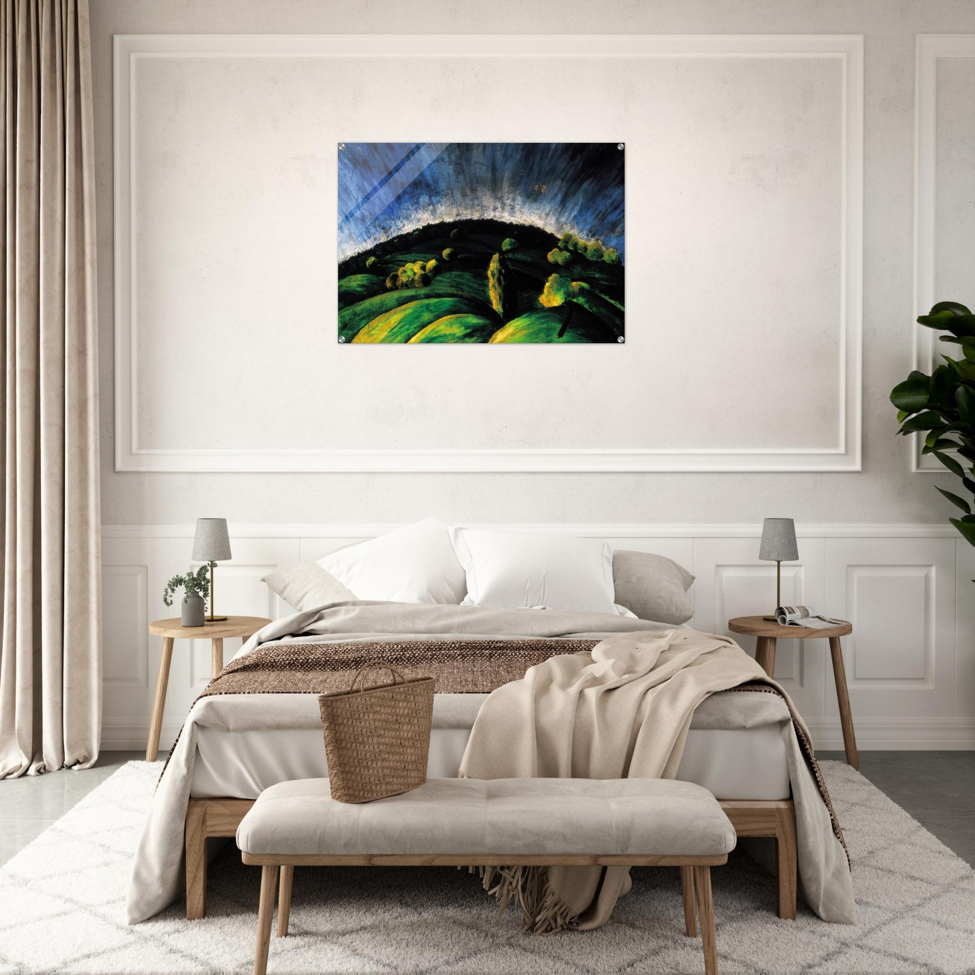 Mountains of Buda - Laszlo Moholy-Nagy Acrylic Print - 70x100 cm / 28x40″ inches