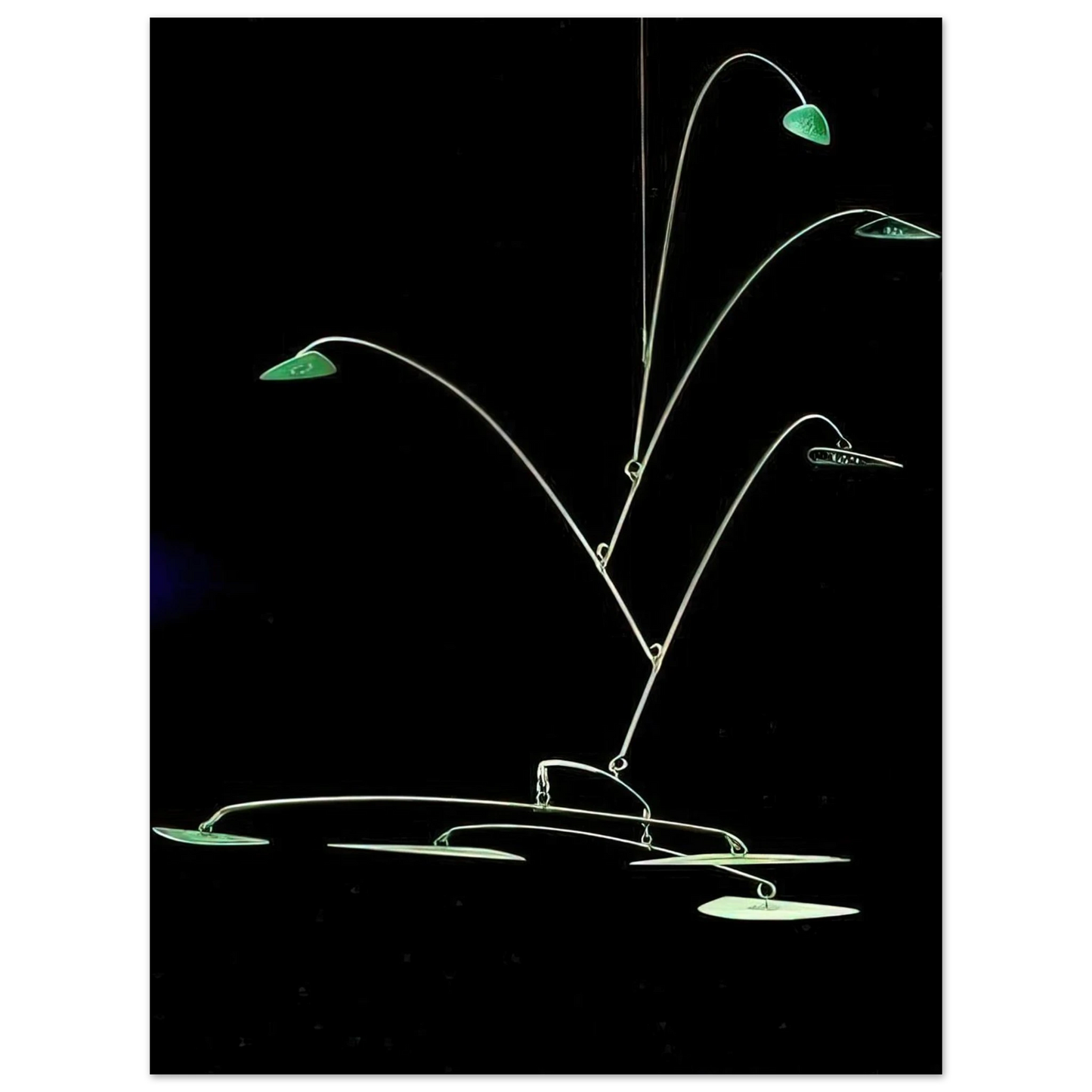 Alexander Calder - STAINLESS STEALER 1966 Fine Art Poster - 13x18 cm / 5x7 inches