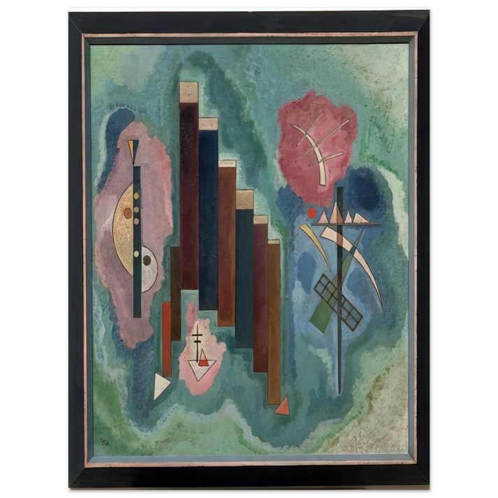 Wassily Kandinsky - DOWNWARDS 1929  75x100 cm / 30x40inches Fine Art Poster