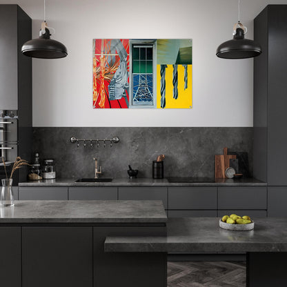 Industrial Cottage - James Rosenquist Acrylic Print - 70x100 cm / 28x40″ inches | James Rosenquist Wall Art | James Rosenquist Prints