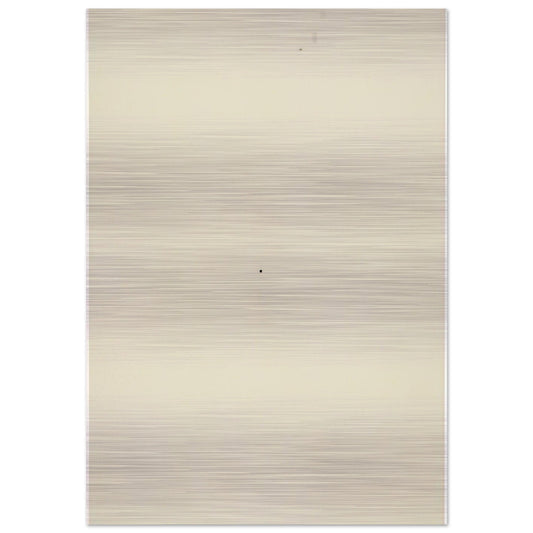 First Conversion - Robert Ryman Brushed Aluminum Print - 70x100 cm / 28x40 inches | Robert Ryman Aluminum Print | Robert Ryman Prints