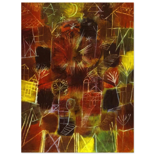 Paul Klee - COSMIC COMPOSITION 1919 Fine Art Poster - Default Title