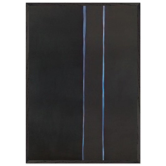 By Twos - Barnett Newman Framed Art Print – Black Wooden Frame - Default Title - -Framed Art Print