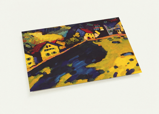 HOUSES AT MURNAU 1909 By Wassily Kandinsky Pack of 10 Post Cards | Wassily Kandinsky Post Cards | A6 (10.5 x 14.8 cm) - 4.1 x 5.8 inches