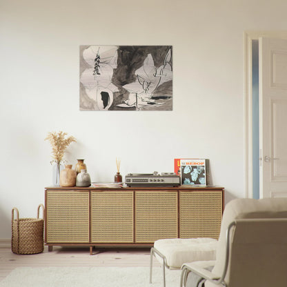 Leap Frog - 1952 - Gene Davis Brushed Aluminum Print - 70x100 cm / 28x40 inches | Gene Davis Aluminum Print | Gene Davis Prints