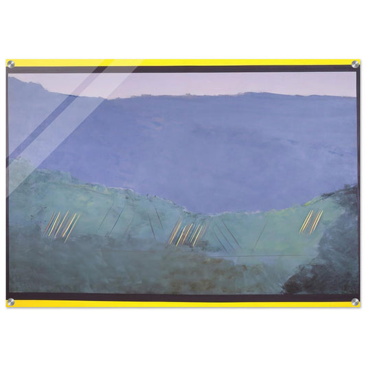 Cheat River - 1968 - Ronnie Landfield Acrylic Print - 70x100 cm / 28x40″ inches