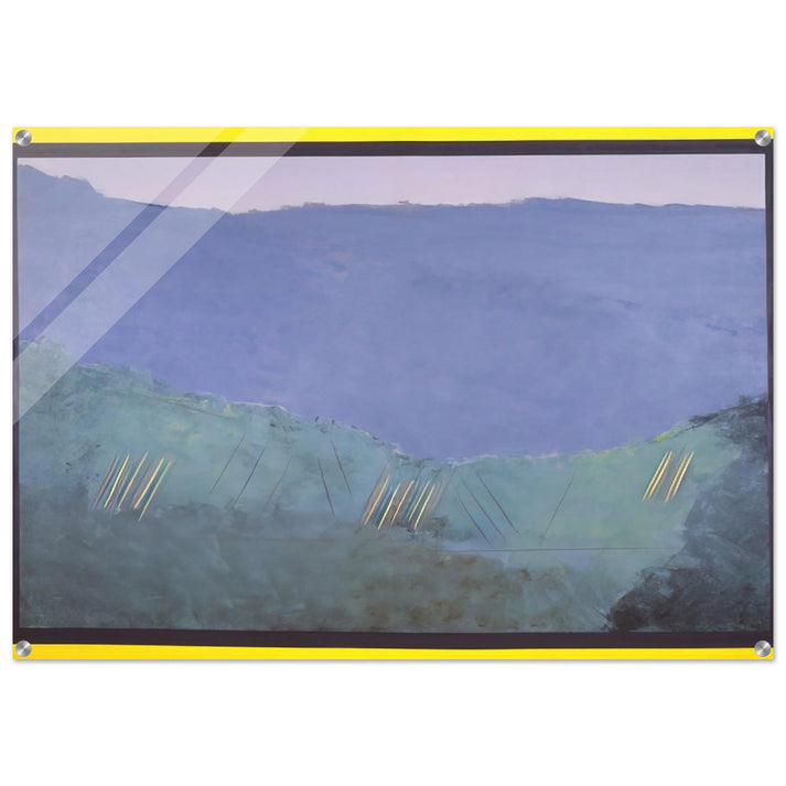 Cheat River - 1968 - Ronnie Landfield Acrylic Print - 70x100 cm / 28x40″ inches