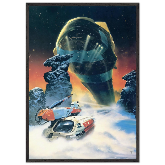 Chris Foss N11 - Chris Foss Framed Art Print – Black Wooden Frame - Default Title - -Framed Art Print