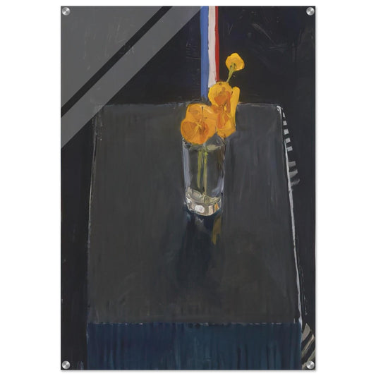 Poppies - Richard Diebenkorn Acrylic Print - 70x100 cm / 28x40″ inches