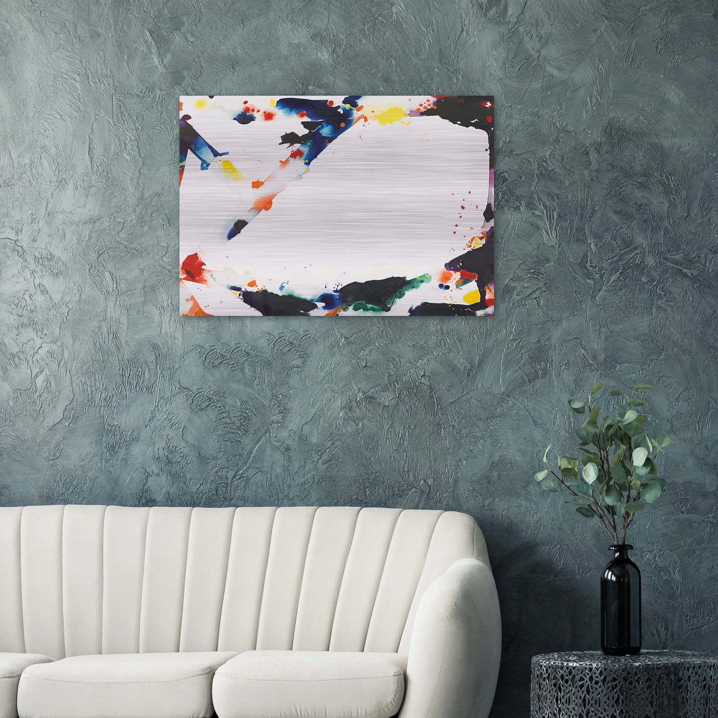 Angel Trails - Sam Francis Brushed Aluminum Print - 70x100 cm / 28x40 inches | Sam Francis Aluminum Print | Sam Francis Prints