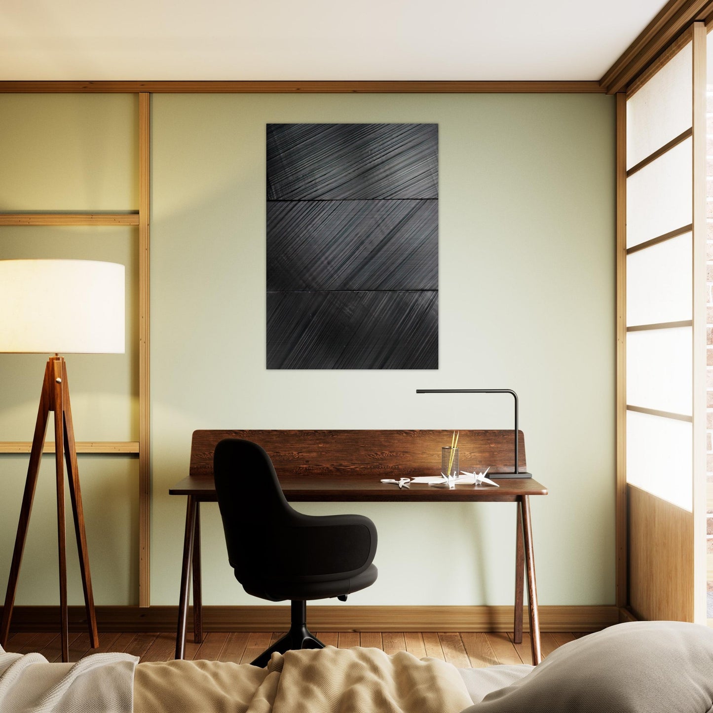 Peinture 18 Mars 2010 - 2010 - Pierre Soulages Brushed Aluminum Print - 70x100 cm / 28x40 inches | Pierre Soulages Aluminum Print | Pierre Soulages Prints