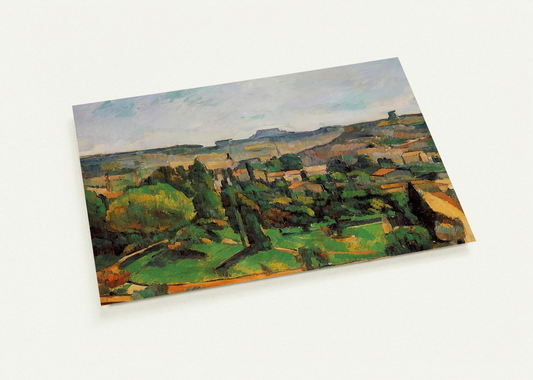 Ile de France Landscape By Paul Cézanne Pack of 10 Post Cards | Paul Cézanne Post Cards | A6 (10.5 x 14.8 cm) - 4.1 x 5.8 inches