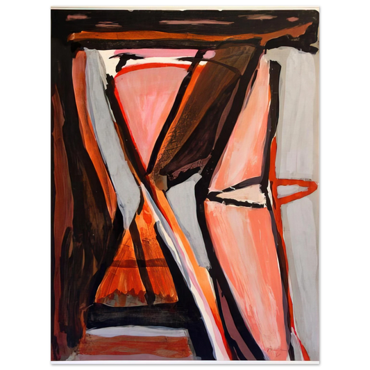 Bram van Velde - L'attrait - 1978 Fine Art Poster - Default Title