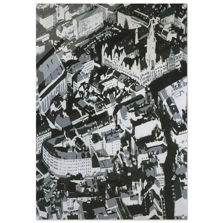 TOWNSCAPE MU 1968 - Gerhard Richter Acrylic Print - 70x100 cm / 28x40″ inches