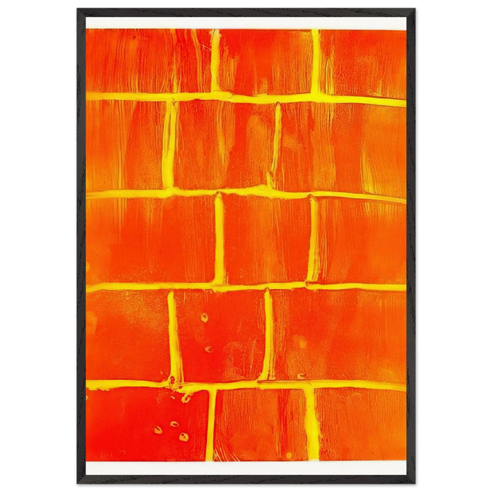 Heliogravuren zu den Documenta Bildern - 1993 - Gunther Forg 70x100 cm / 28x40 inches Framed Art Print – Black Wooden Frame