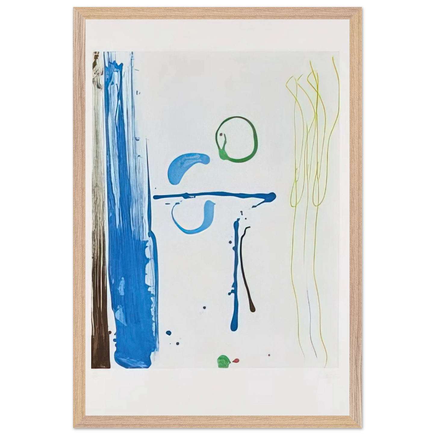 Helen Frankenthaler - Sunshine After Rain - 1987 Wall art - 50x70 cm / 20x28 inches - Fine Art Poster - -