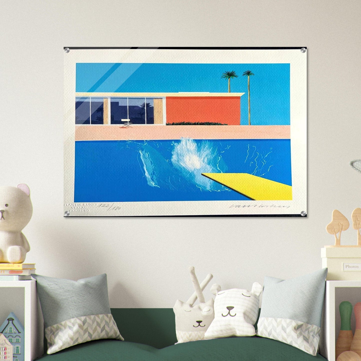 David Hockney - David Hockney Acrylic Print - 70x100 cm / 28x40″ inches | David Hockney Art | Artwork by David Hockney