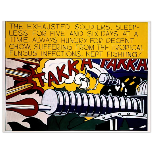 Roy Lichtenstein - TAKKA TAKKA 1962 Fine Art Poster - Default Title