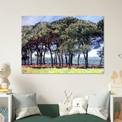 Pine Trees, Cap d'Antibes - claude monet Acrylic Print - 70x100 cm / 28x40″ inches