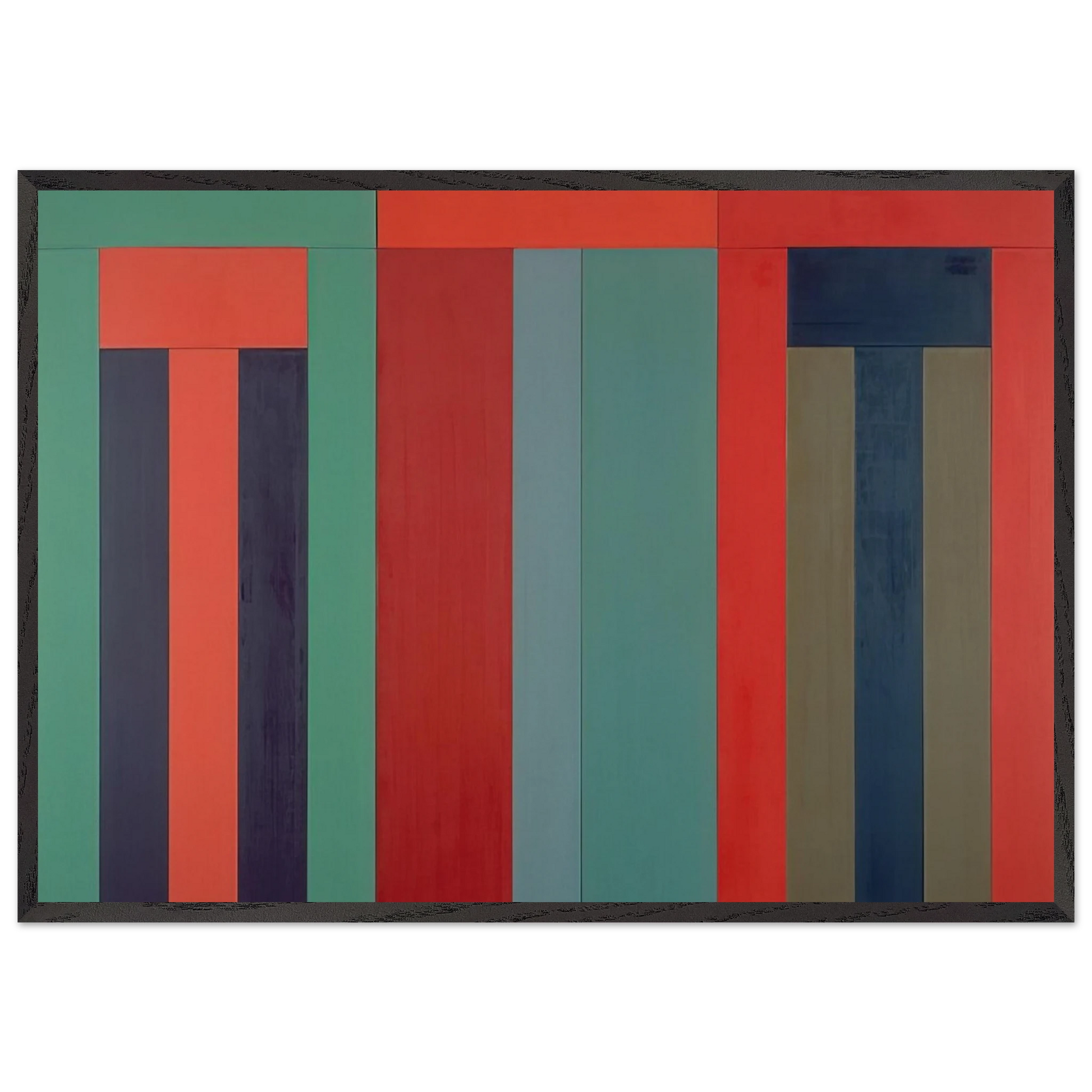 Thira - 1980 - Brice Marden Framed Art Print – Black Wooden Frame - Default Title - -Framed Art Print