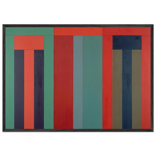 Thira - 1980 - Brice Marden Framed Art Print – Black Wooden Frame - Default Title - -Framed Art Print