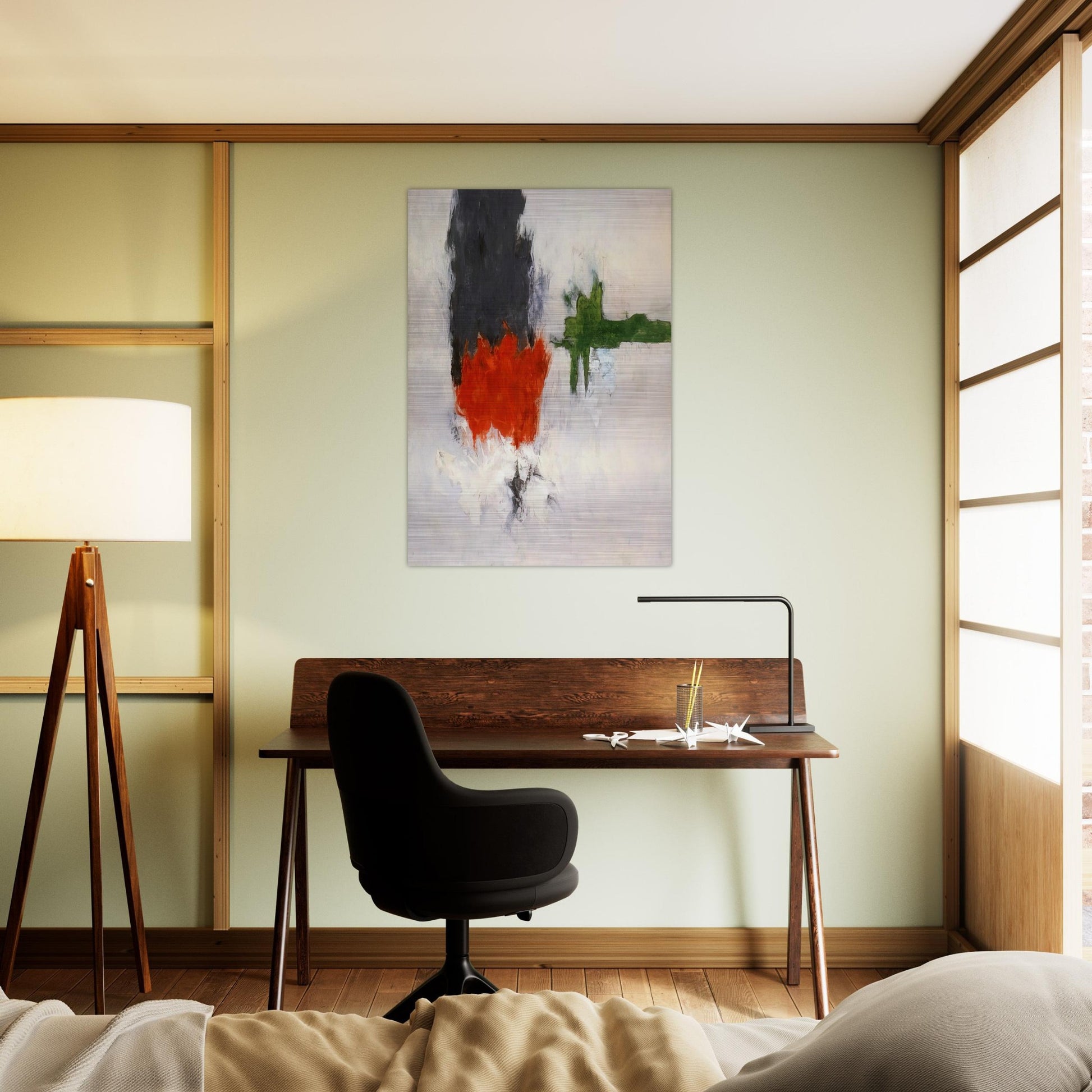 Sun Moon Chalice II - 1962 - Theodoros Stamos Brushed Aluminum Print - 70x100 cm / 28x40 inches | Theodoros Stamos Aluminum Print | Theodoros Stamos Prints