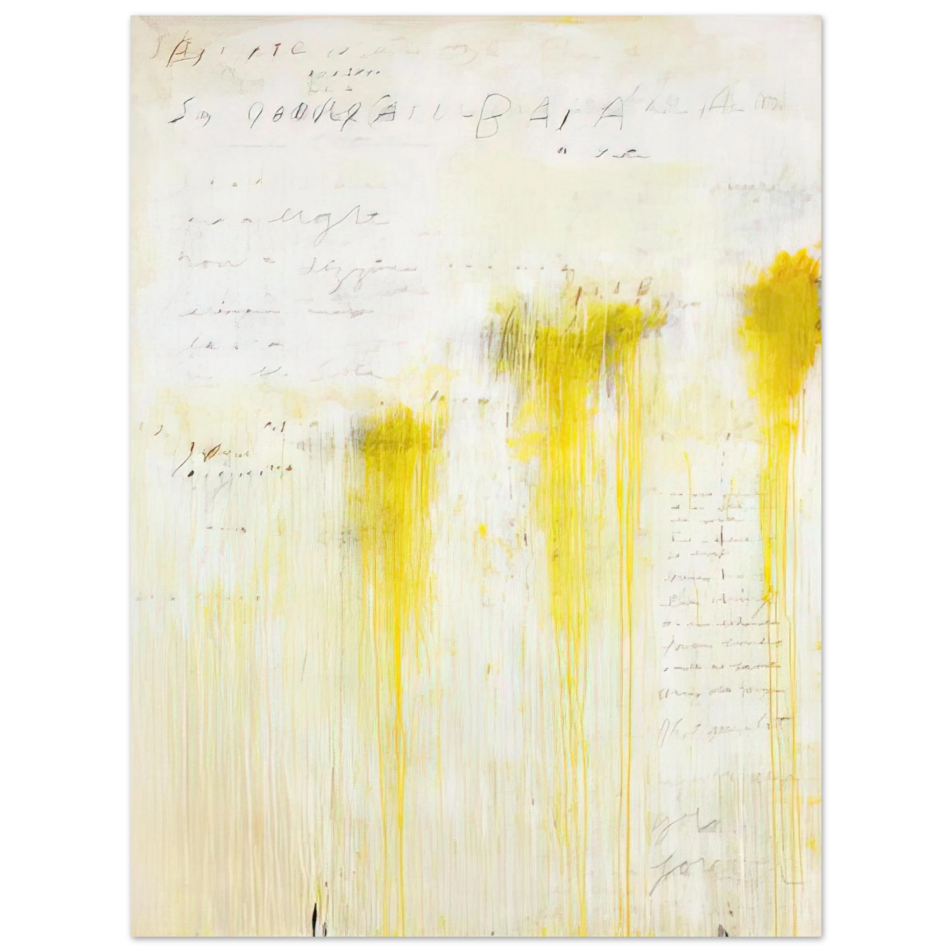 Cy Twombly - Quattro Stagioni II. Estate Fine Art Poster - Default Title