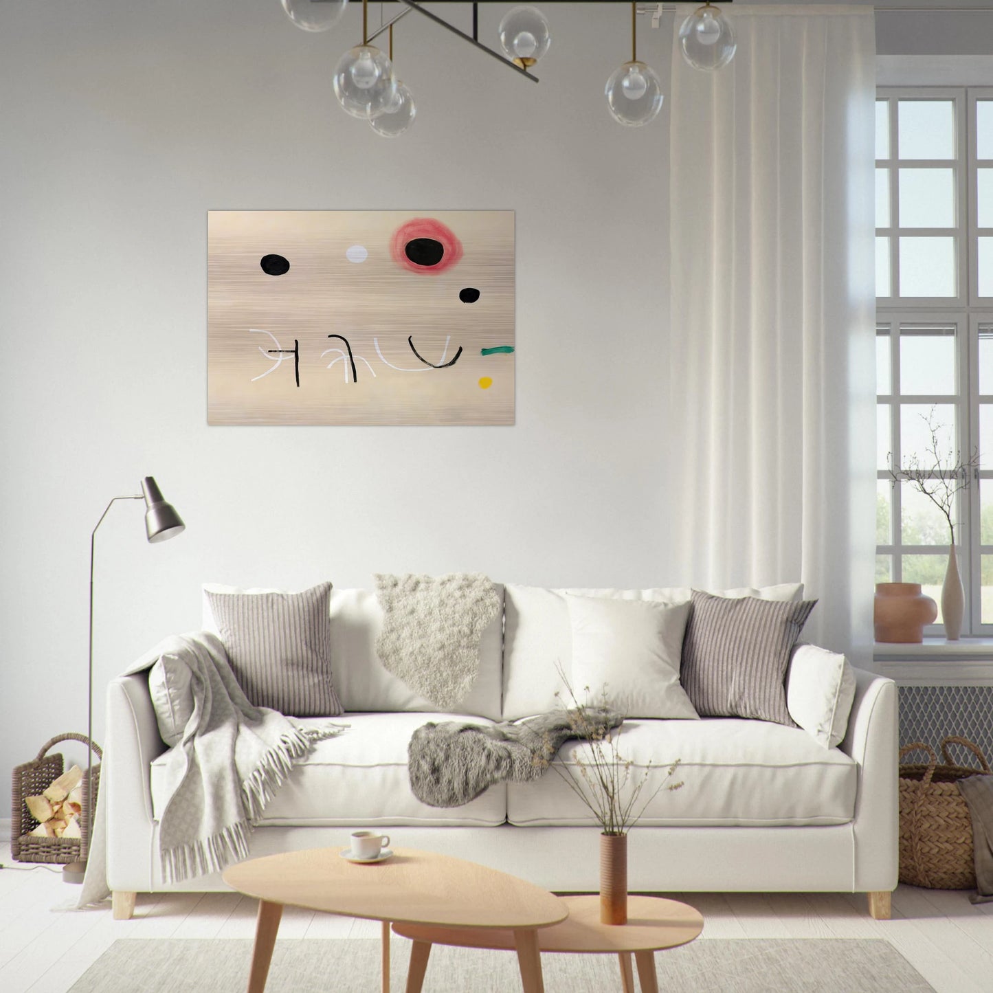 Festival - 1973 - Adolph Gottlieb Brushed Aluminum Print - 70x100 cm / 28x40 inches | Adolph Gottlieb Aluminum Print | Adolph Gottlieb Prints