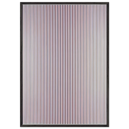 CHANT 2 1967 - Bridget Riley Framed Art Print – Black Wooden Frame - Default Title - -Framed Art Print