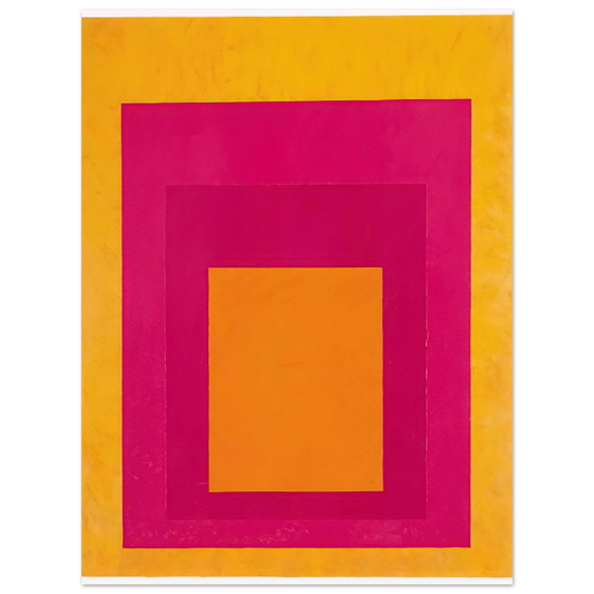 Josef Albers - HOMAGE TO THE SQUARE LA TEHUANA 1951 Fine Art Poster - Default Title