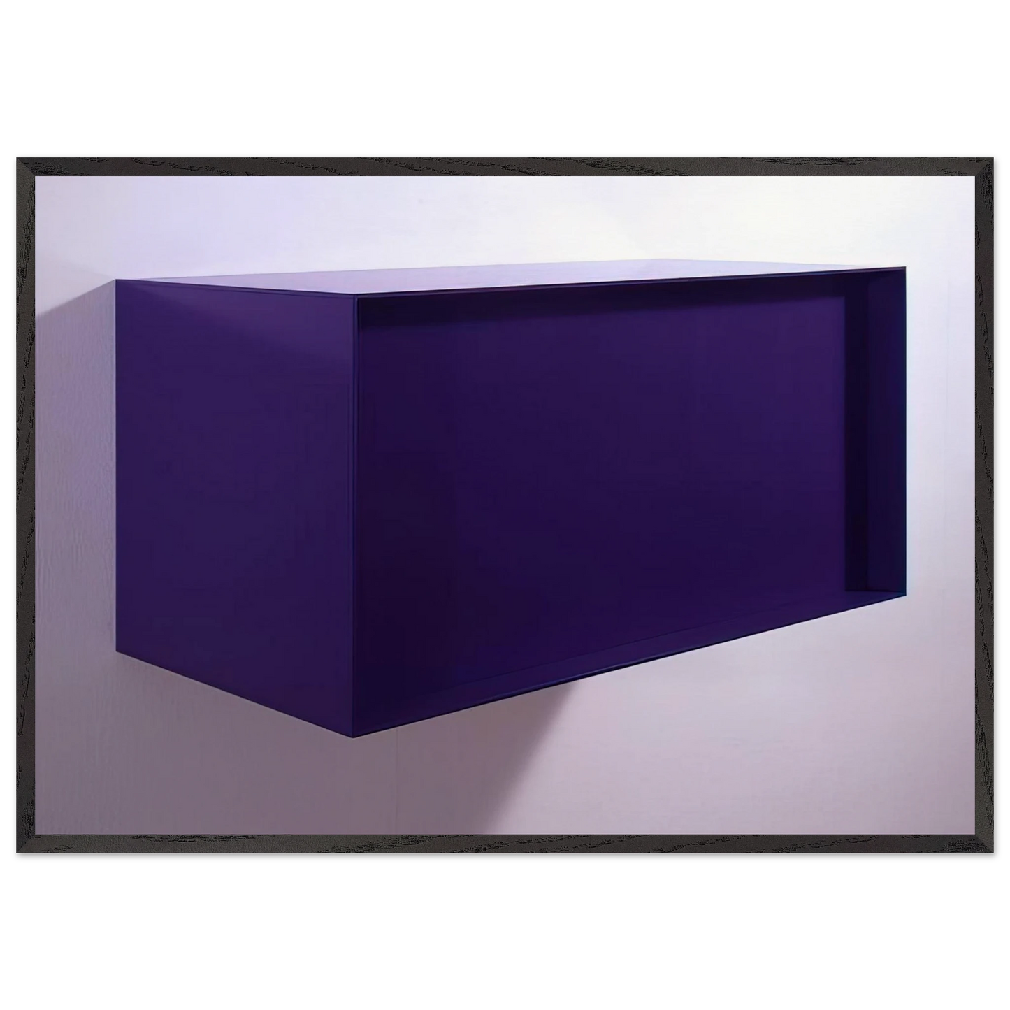 Untitled DJ 77-18 Meter Box - 1977 - Donald Judd Framed Art Print – Black Wooden Frame - Default Title - -Framed Art Print