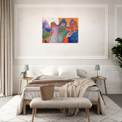 David Hockney - David Hockney Acrylic Print - 70x100 cm / 28x40″ inches | David Hockney Art | Artwork by David Hockney