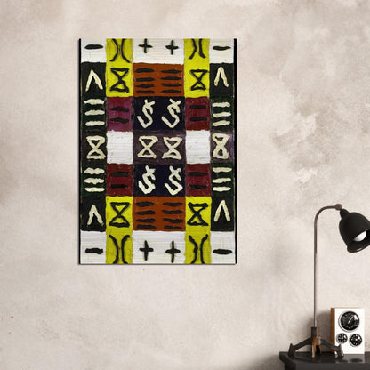 A Perfect Equal Area I - 1960 - Alfred Jensen Brushed Aluminum Print - 70x100 cm / 28x40 inches | Alfred Jensen Aluminum Print | Alfred Jensen Prints