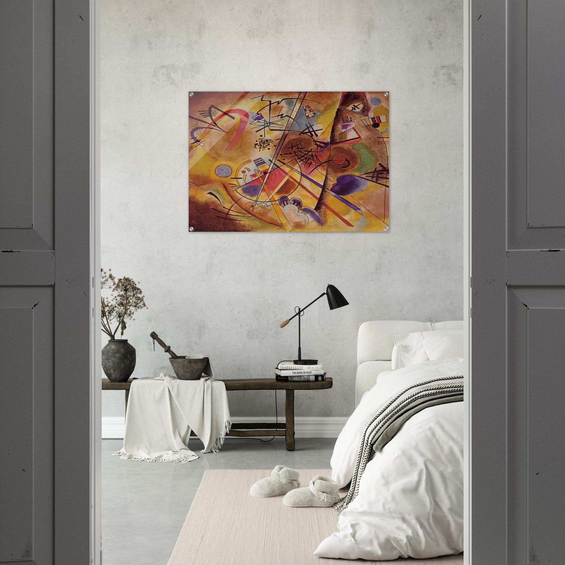 SMALL DREAM IN RED 1925 - Wassily Kandinsky Acrylic Print - 70x100 cm / 28x40″ inches | Wassily Kandinsky Wall Art | Wassily Kandinsky Prints