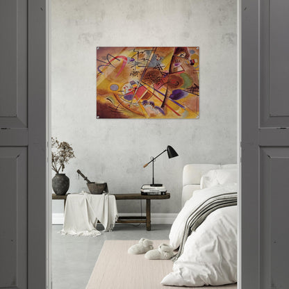 SMALL DREAM IN RED 1925 - Wassily Kandinsky Acrylic Print - 70x100 cm / 28x40″ inches | Wassily Kandinsky Wall Art | Wassily Kandinsky Prints