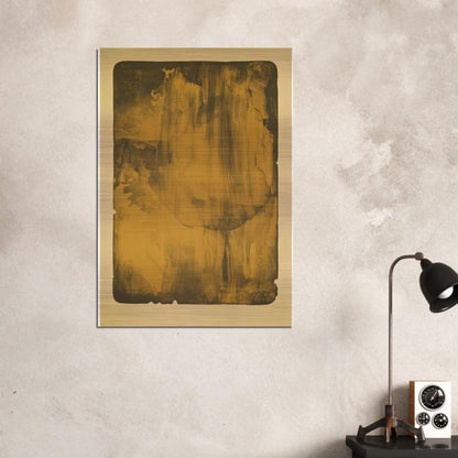 Bronze Smoke - 1978 - Helen Frankenthaler Brushed Aluminum Print - 70x100 cm / 28x40 inches | Helen Frankenthaler Aluminum Print | Helen Frankenthaler Prints