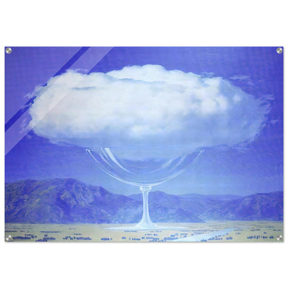 THE HEARTSTRINGS 1960 - Rene Magritte Acrylic Print - 70x100 cm / 28x40″ inches | Rene Magritte Wall Art | Rene Magritte Prints