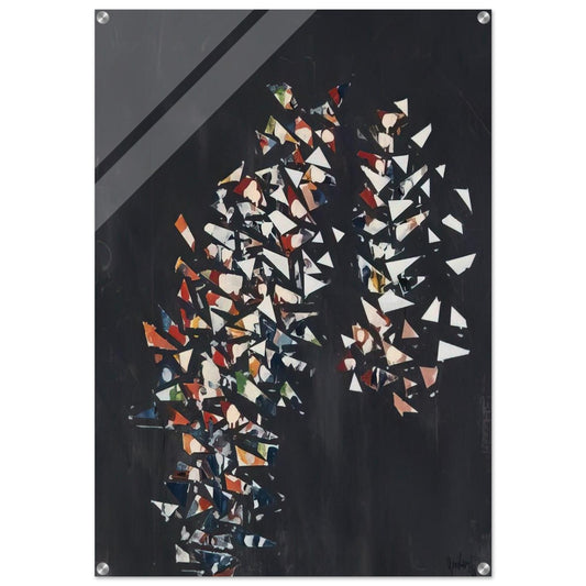 Z--Z--Z - 1998 - Robert Goodnough Acrylic Print - 70x100 cm / 28x40″ inches | Robert Goodnough Wall Art | Robert Goodnough Prints