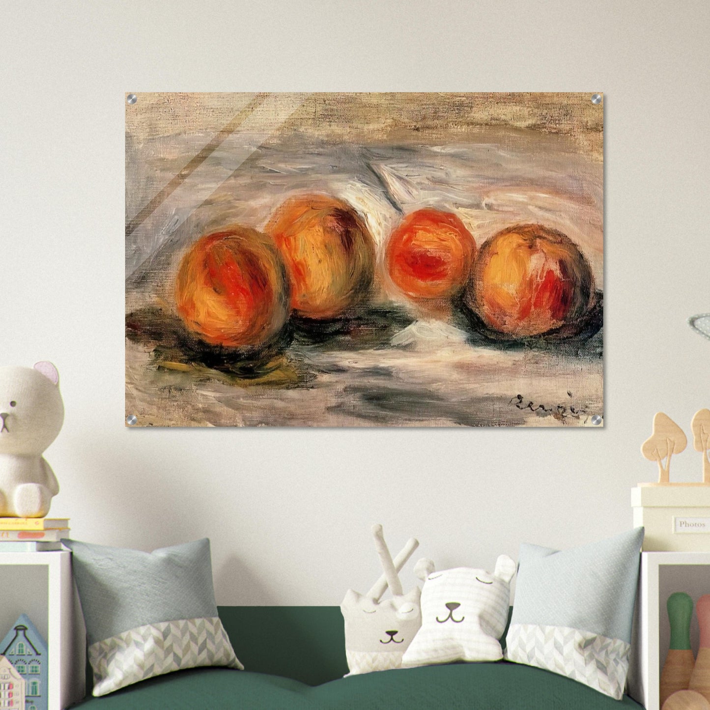 Peaches - Pierre-Auguste Renoir Acrylic Print - 70x100 cm / 28x40″ inches